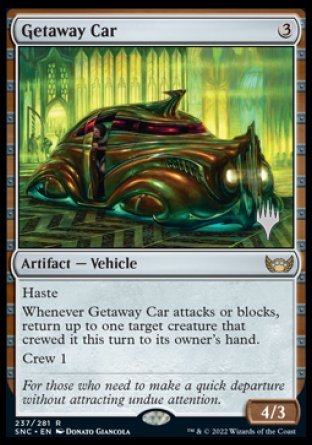 Getaway Car (Promo Pack) [Streets of New Capenna Promos] | Card Citadel