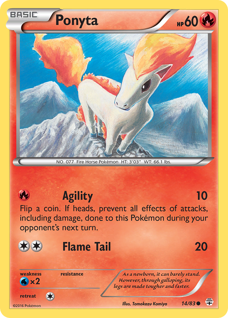 Ponyta (14/83) [XY: Generations] | Card Citadel