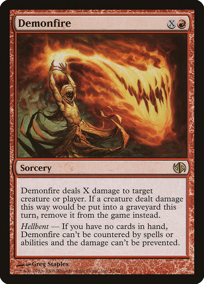 Demonfire [Duel Decks: Jace vs. Chandra] | Card Citadel