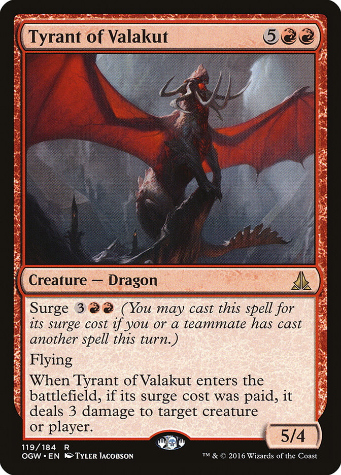 Tyrant of Valakut [Oath of the Gatewatch] | Card Citadel