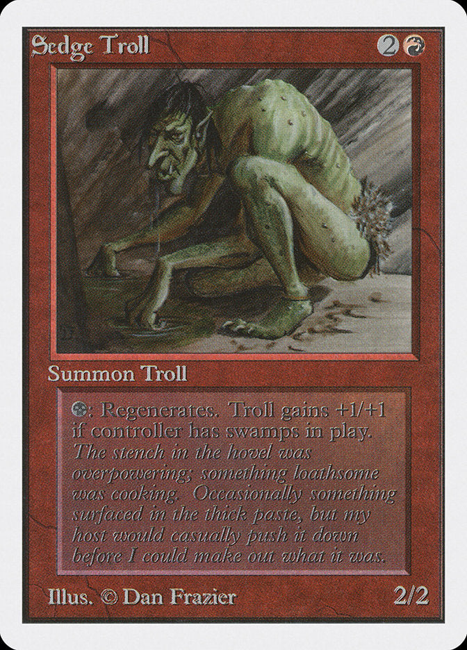 Sedge Troll [Unlimited Edition] | Card Citadel