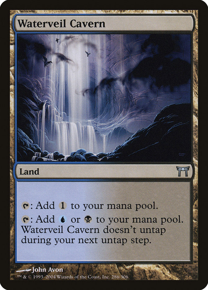 Waterveil Cavern [Champions of Kamigawa] | Card Citadel