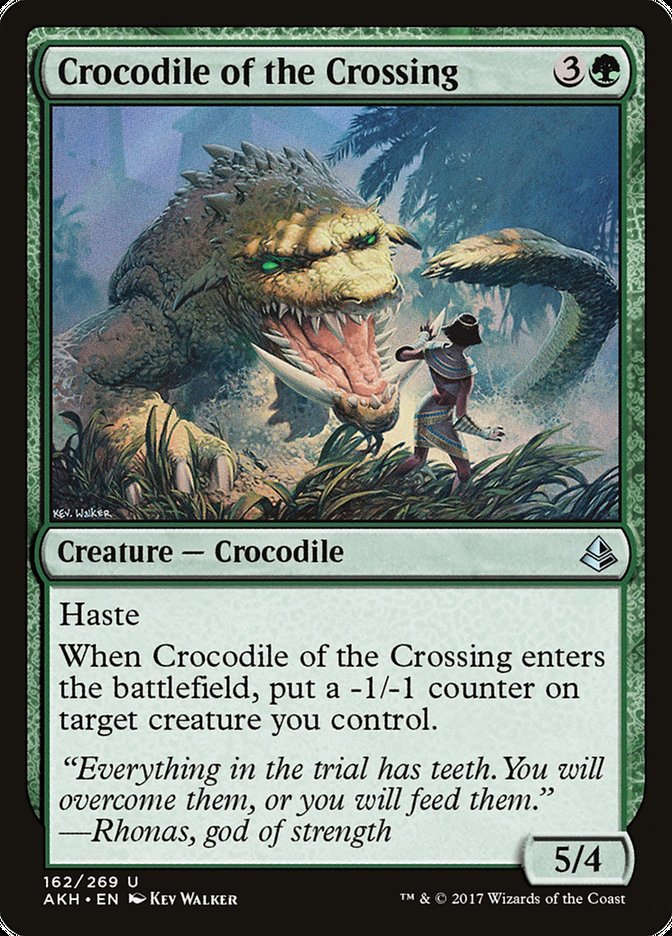 Crocodile of the Crossing [Amonkhet] | Card Citadel