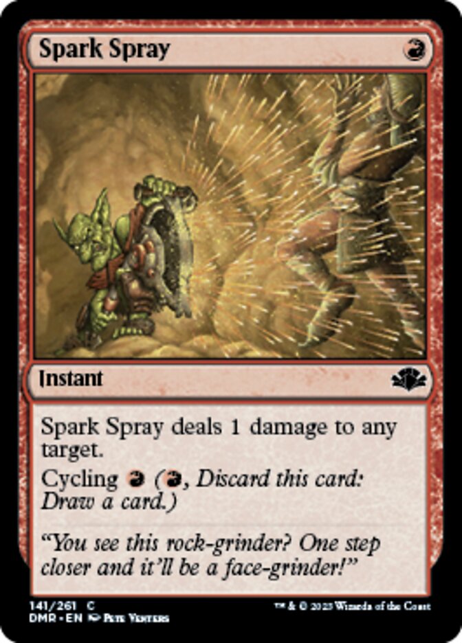 Spark Spray [Dominaria Remastered] | Card Citadel