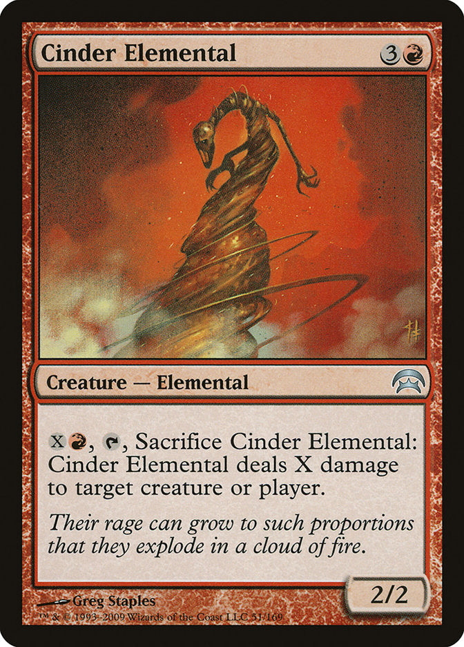 Cinder Elemental [Planechase] | Card Citadel