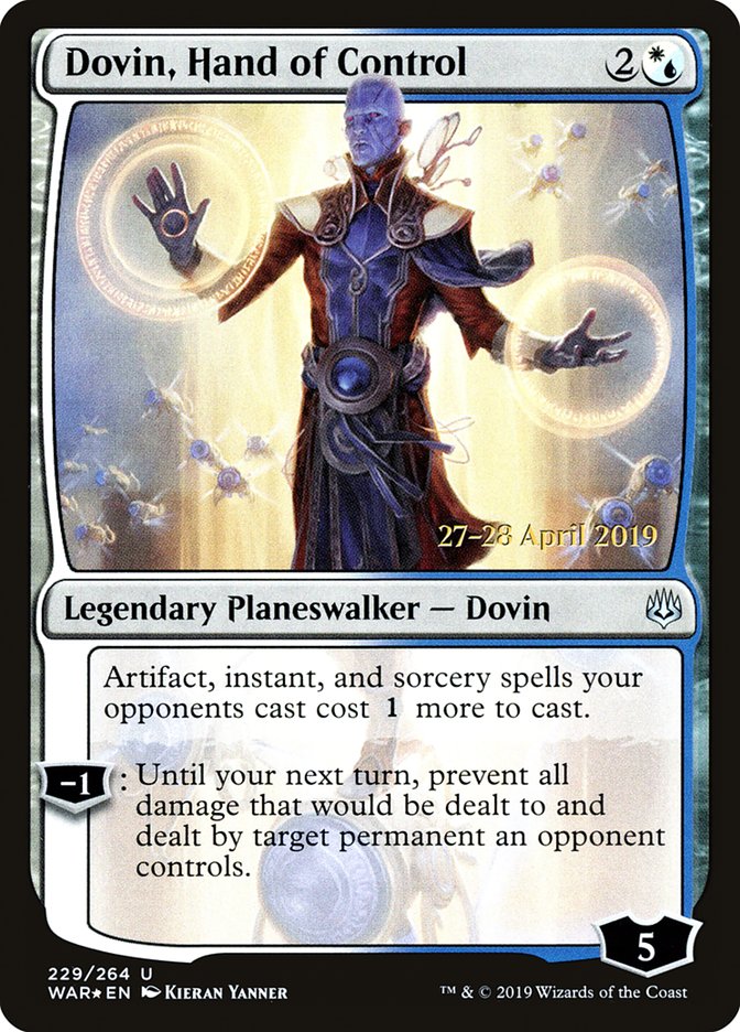 Dovin, Hand of Control  [War of the Spark Prerelease Promos] | Card Citadel