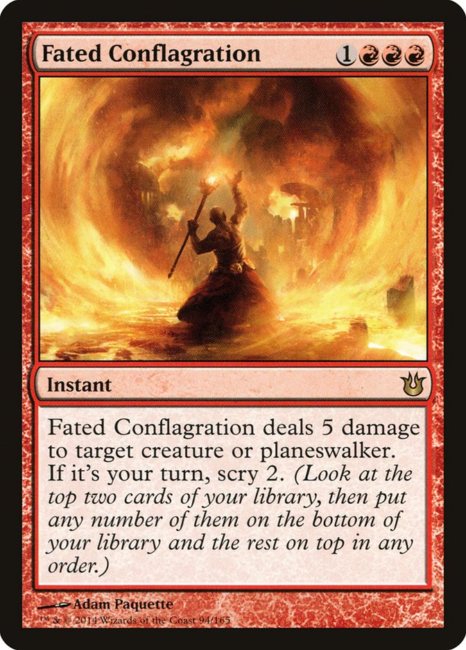 Fated Conflagration [Born of the Gods] | Card Citadel