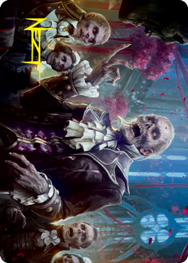 Undead Butler Art Card (Gold-Stamped Signature) [Innistrad: Crimson Vow Art Series] | Card Citadel