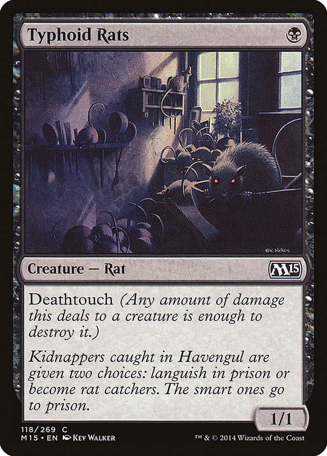 Typhoid Rats [Magic 2015] | Card Citadel