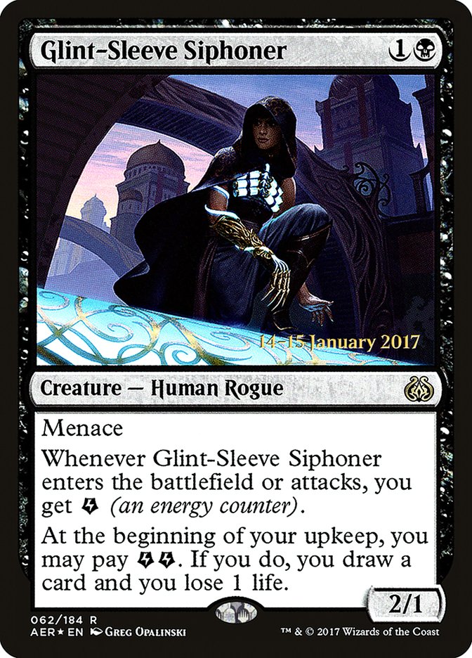Glint-Sleeve Siphoner (Prerelease Promo) [Aether Revolt Prerelease Promos] | Card Citadel