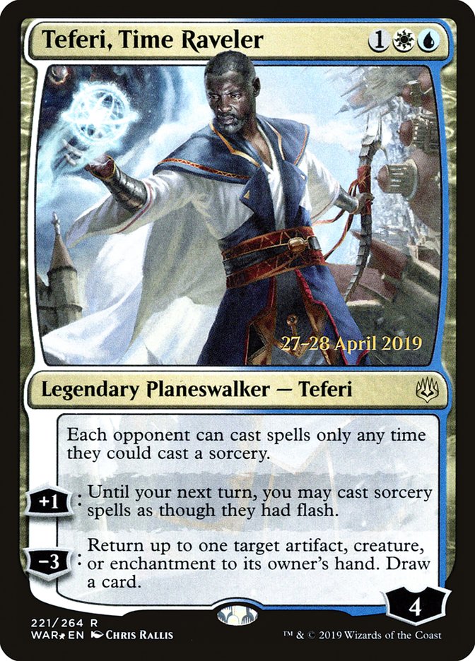 Teferi, Time Raveler  [War of the Spark Prerelease Promos] | Card Citadel