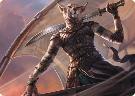 Mirri, Weatherlight Duelist Art Card [Commander Masters Art Series] | Card Citadel