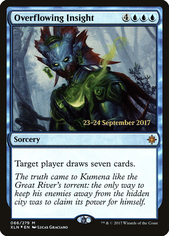 Overflowing Insight [Ixalan Promos] | Card Citadel