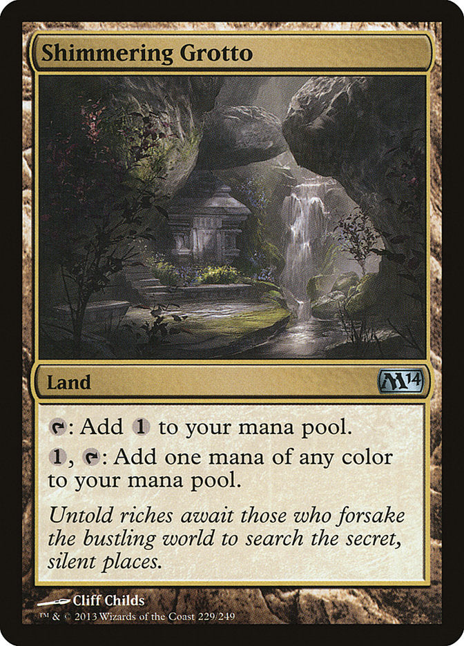 Shimmering Grotto [Magic 2014] | Card Citadel