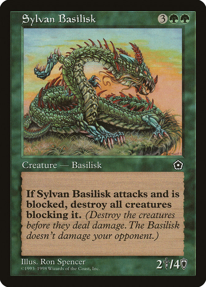 Sylvan Basilisk [Portal Second Age] | Card Citadel