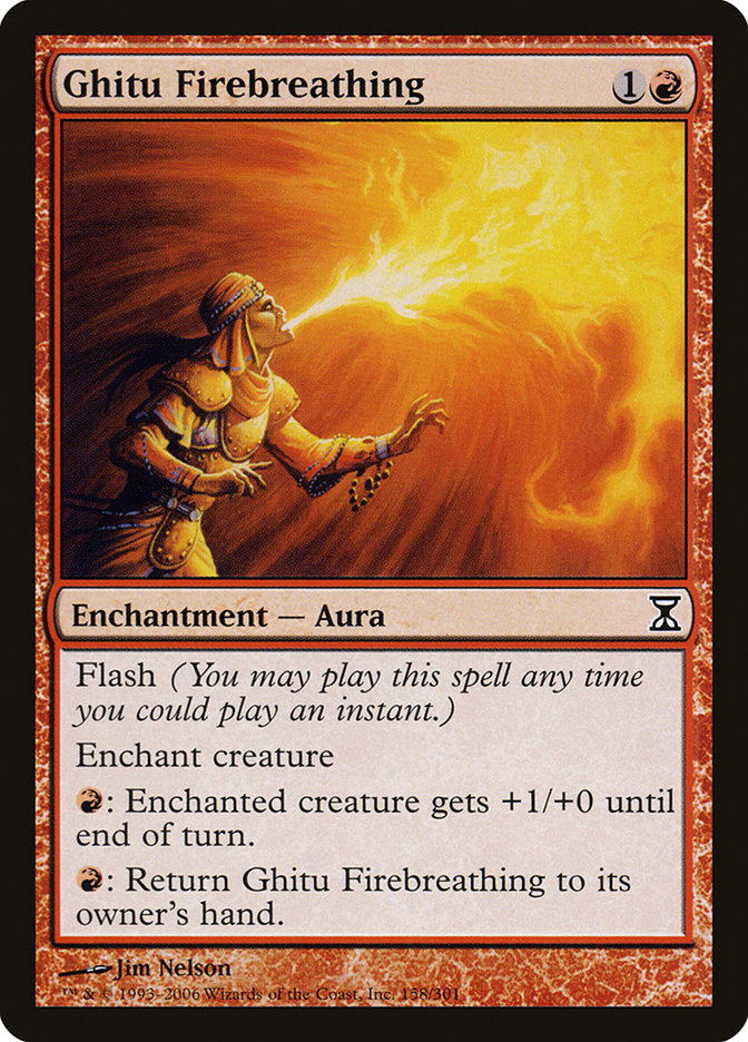 Ghitu Firebreathing [Time Spiral] | Card Citadel