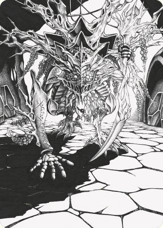 Thrun, Breaker of Silence Art Card [Phyrexia: All Will Be One Art Series] | Card Citadel