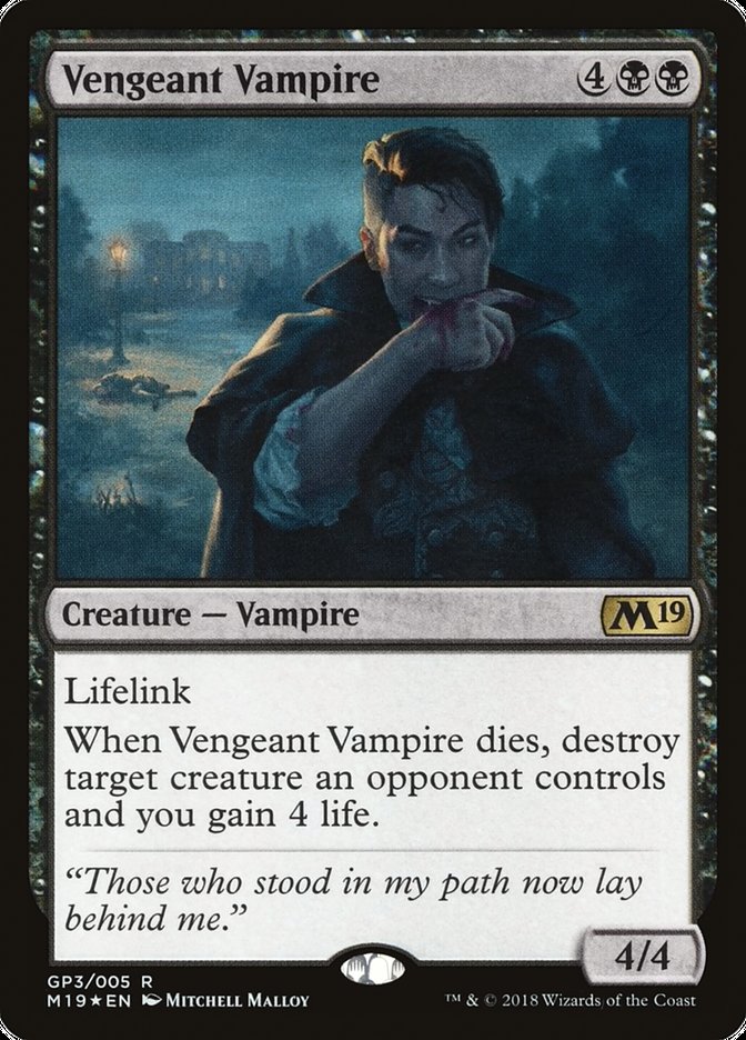 Vengeant Vampire (2018 Gift Pack) [M19 Gift Pack] | Card Citadel