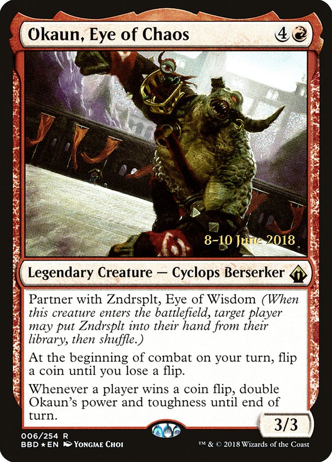 Okaun, Eye of Chaos [Battlebond Promos] | Card Citadel