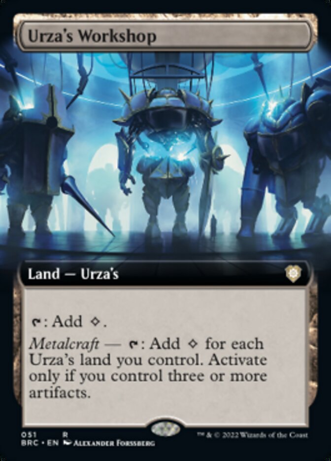 Urza's Workshop (Extended Art) [The Brothers' War Commander] | Card Citadel