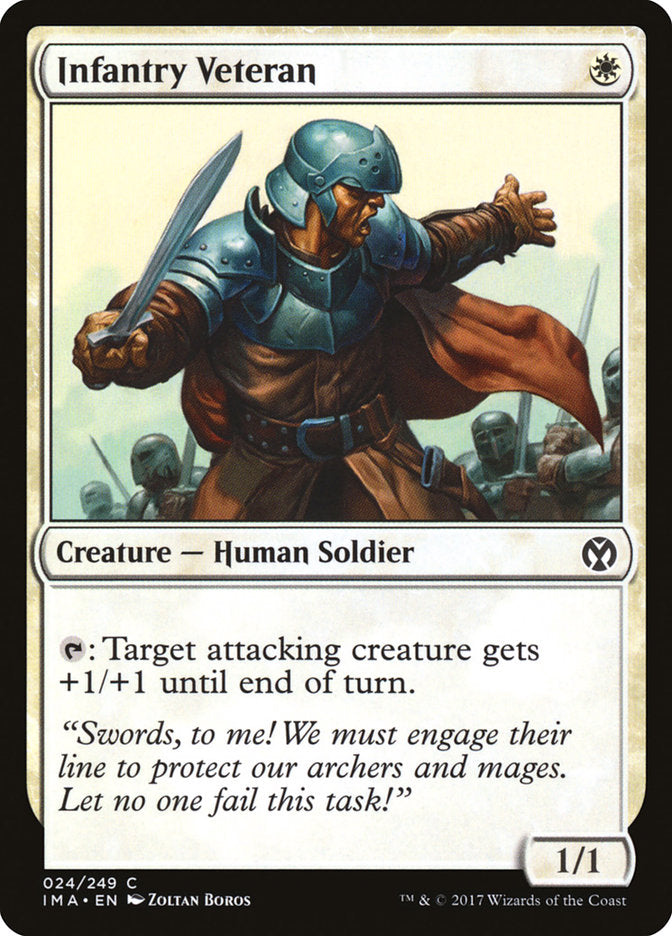 Infantry Veteran [Iconic Masters] | Card Citadel