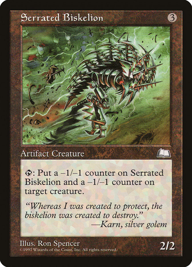 Serrated Biskelion [Weatherlight] | Card Citadel