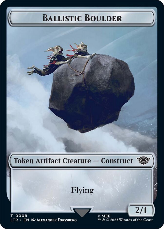 Ballistic Boulder Token [The Lord of the Rings: Tales of Middle-Earth Tokens] | Card Citadel