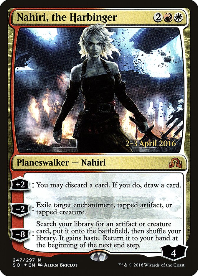 Nahiri, the Harbinger [Shadows over Innistrad Promos] | Card Citadel