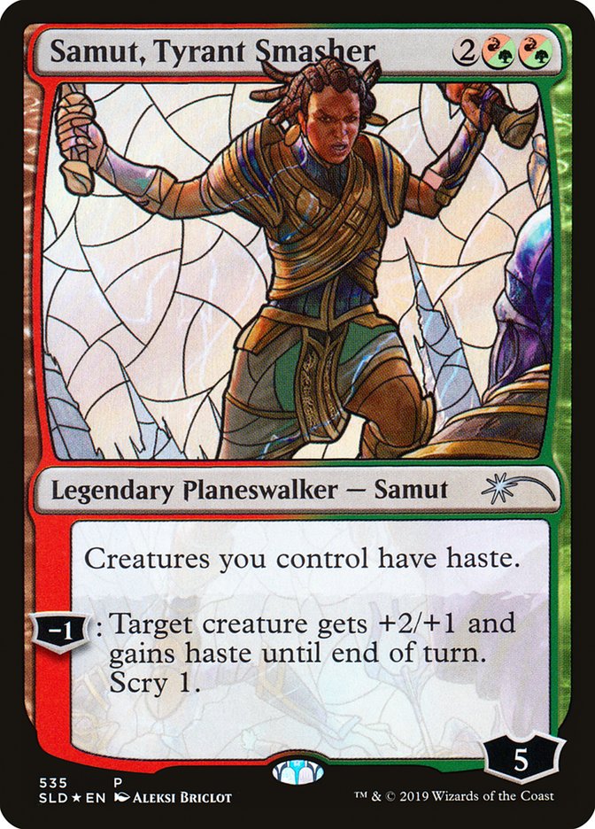Samut, Tyrant Smasher (Stained Glass) [Secret Lair Drop Promos] | Card Citadel
