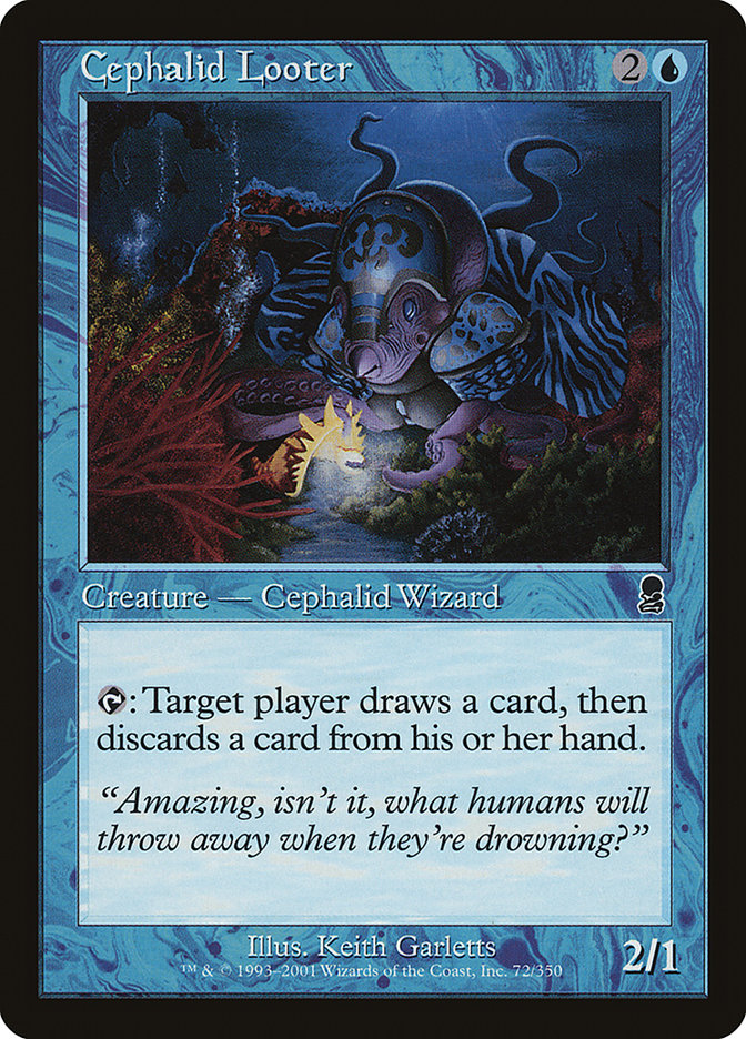 Cephalid Looter (Misprinted) [Odyssey] | Card Citadel