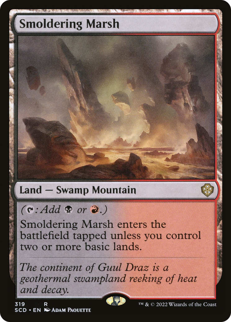 Smoldering Marsh [Starter Commander Decks] | Card Citadel