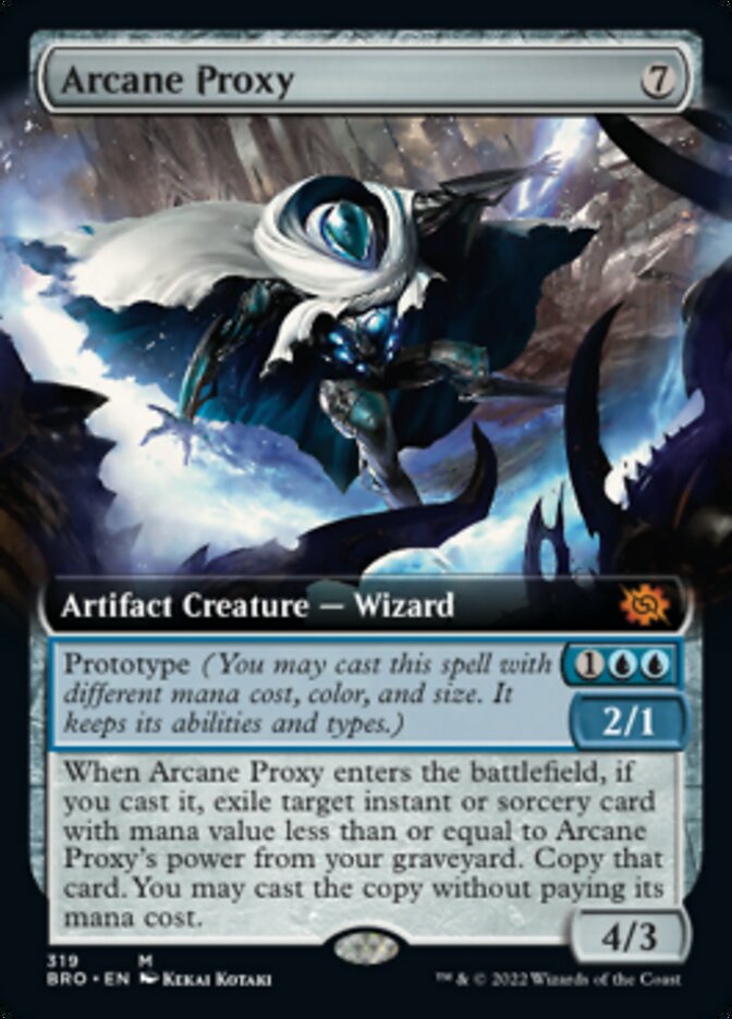 Arcane Proxy (Extended Art) [The Brothers' War] | Card Citadel