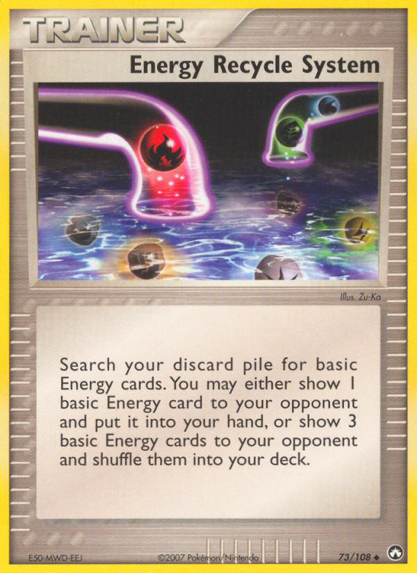 Energy Recycle System (73/108) [EX: Power Keepers] | Card Citadel