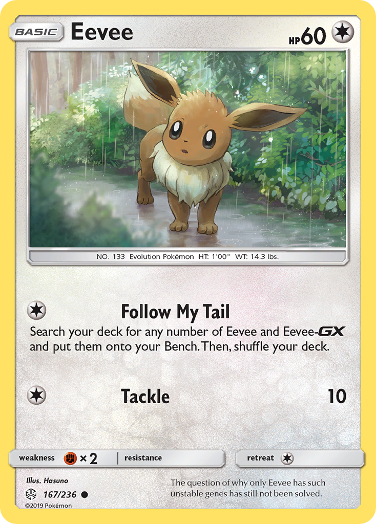 Eevee (167/236) [Sun & Moon: Cosmic Eclipse] | Card Citadel