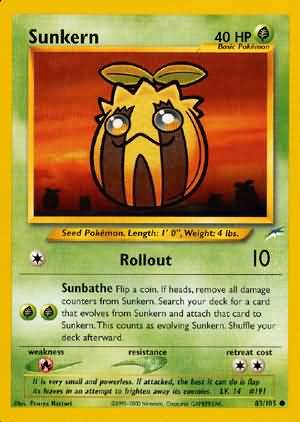 Sunkern (83/105) [Neo Destiny Unlimited] | Card Citadel