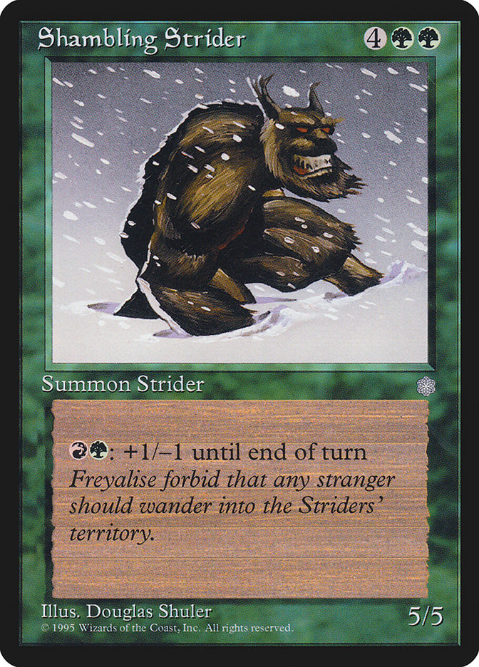 Shambling Strider [Ice Age] | Card Citadel