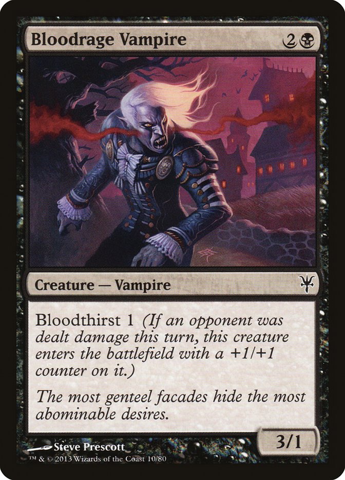 Bloodrage Vampire [Duel Decks: Sorin vs. Tibalt] | Card Citadel