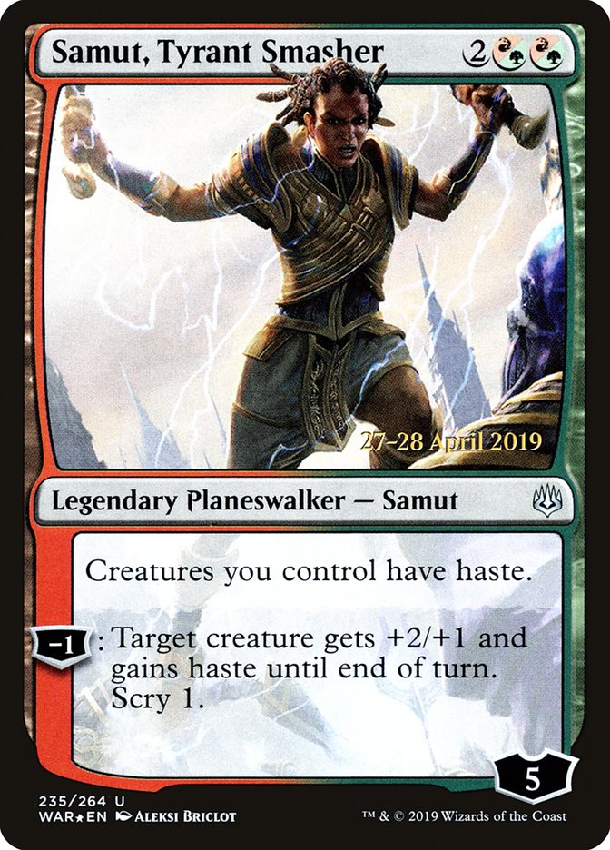 Samut, Tyrant Smasher  [War of the Spark Prerelease Promos] | Card Citadel