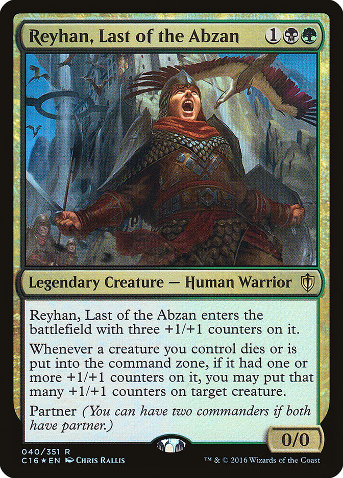 Reyhan, Last of the Abzan [Commander 2016] | Card Citadel