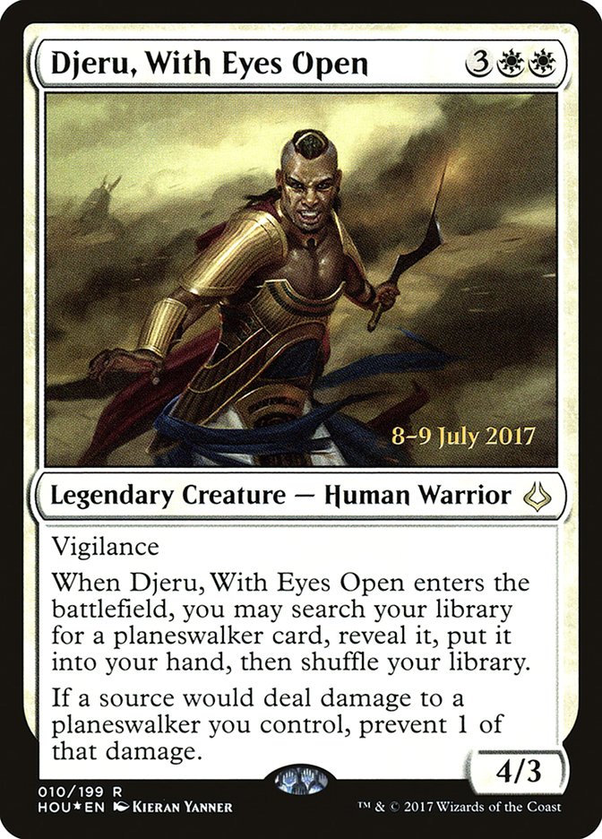 Djeru, With Eyes Open [Hour of Devastation Promos] | Card Citadel