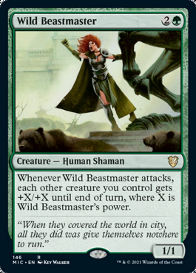 Wild Beastmaster [Innistrad: Midnight Hunt Commander] | Card Citadel