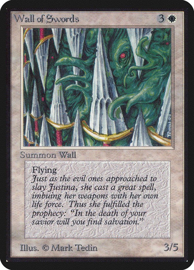 Wall of Swords [Limited Edition Alpha] | Card Citadel