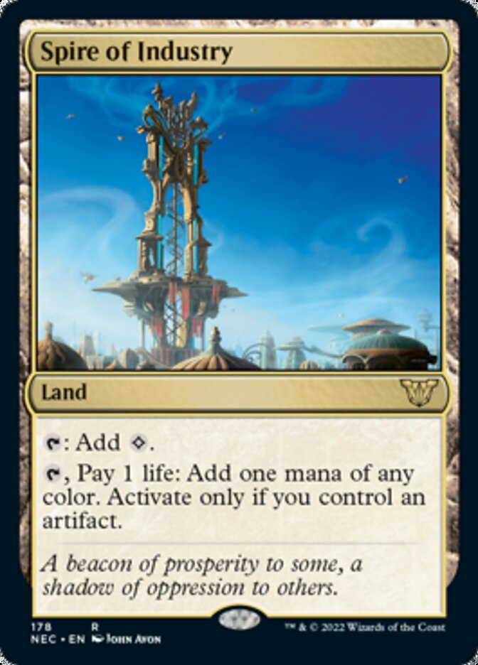 Spire of Industry [Kamigawa: Neon Dynasty Commander] | Card Citadel