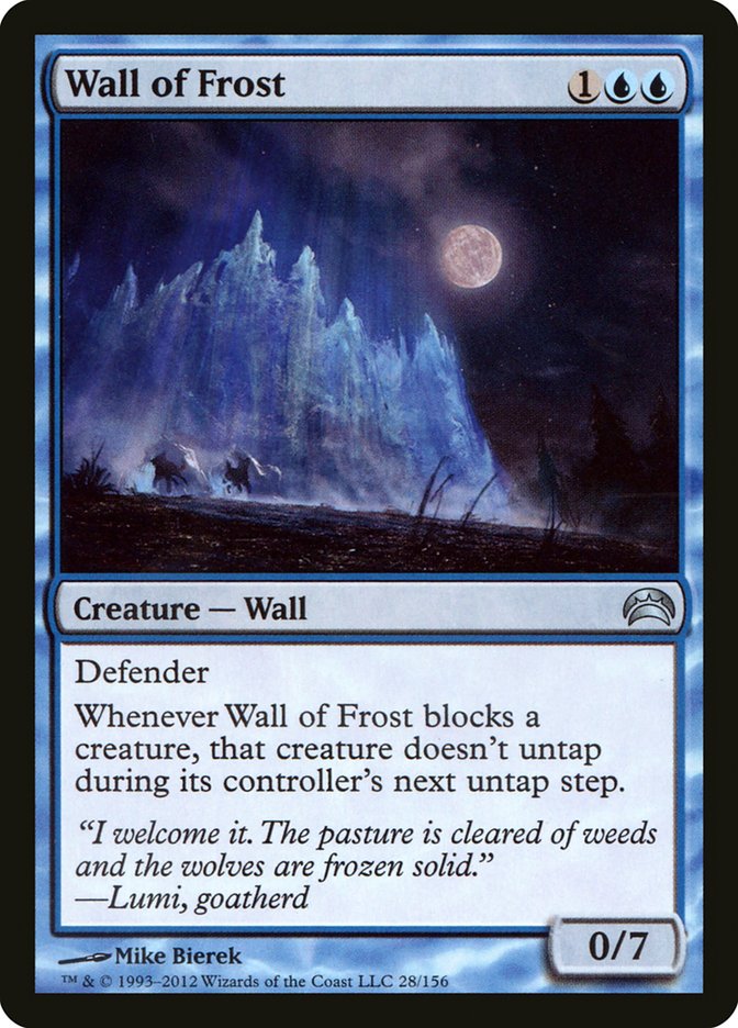 Wall of Frost [Planechase 2012] | Card Citadel