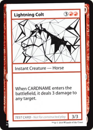 Lightning Colt (2021 Edition) [Mystery Booster Playtest Cards] | Card Citadel