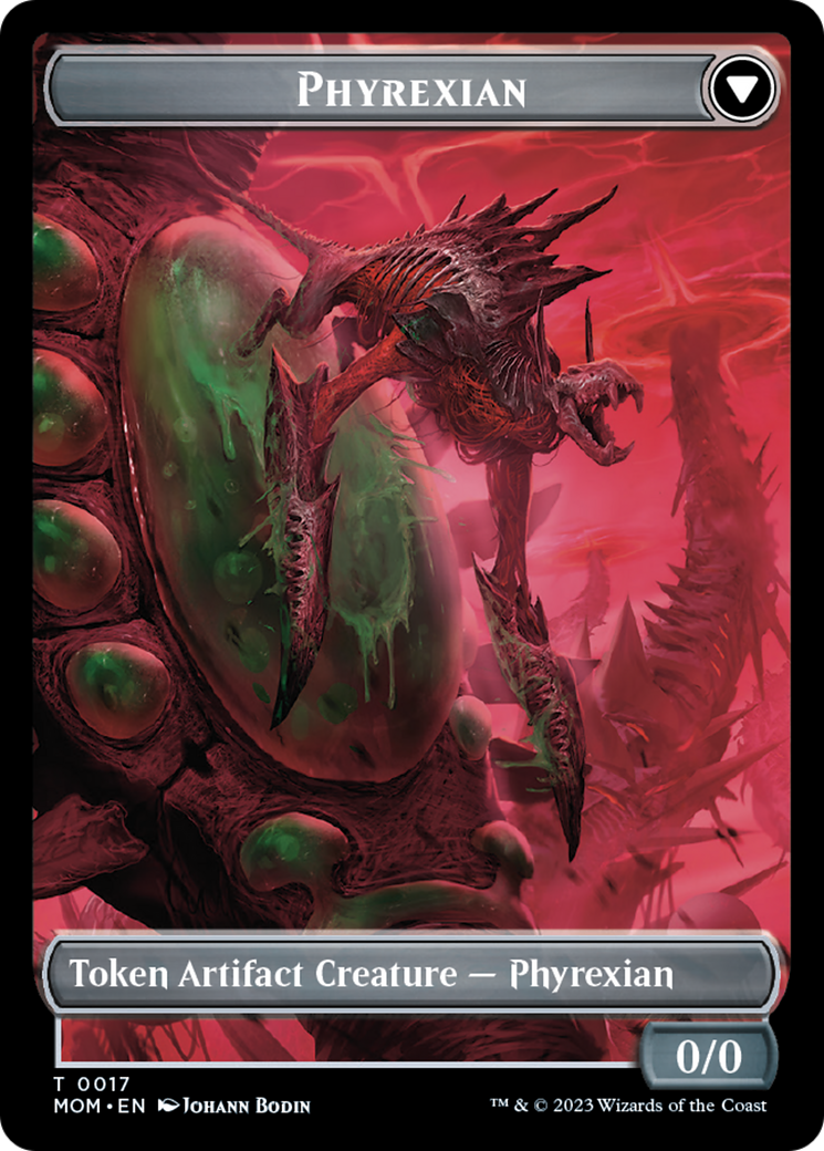 Incubator // Phyrexian (17) Double-Sided Token [March of the Machine Tokens] | Card Citadel