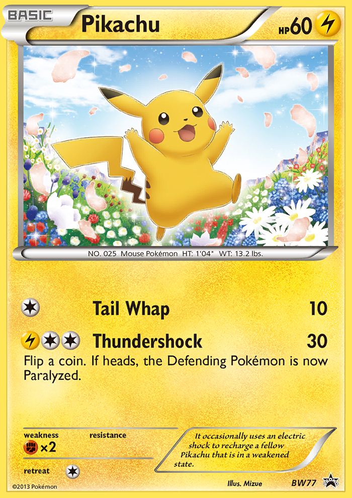 Pikachu (BW77) [Black & White: Black Star Promos] | Card Citadel