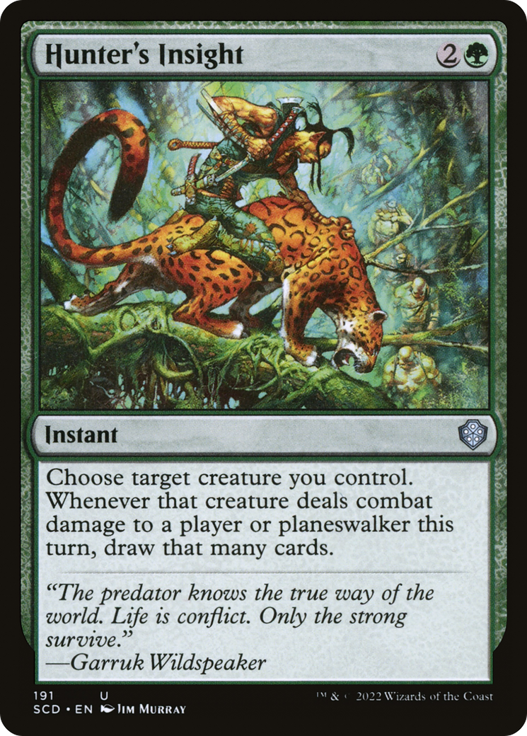 Hunter's Insight [Starter Commander Decks] | Card Citadel