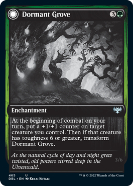 Dormant Grove // Gnarled Grovestrider [Innistrad: Double Feature] | Card Citadel