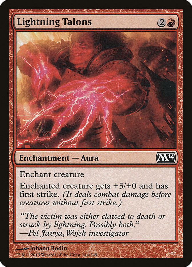 Lightning Talons [Magic 2014] | Card Citadel